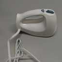 Hamilton Beach 6-Speed Electric Hand Mixer with Whisk, Traditional Beaters, Snap-On Storage Case, 250 Watts, White