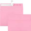 70 Packs A4 Envelope, Pink A4 Envelopes, 4x6 Photo Envelopes for Invitations, Envelopes Self Seal for Weddings, Baby Shower, Photos, Postcards, Greeting Cards, Mailing