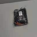 Dog Puffer Jacket for Small & Medium Dogs, Waterproof Windproof Warm Dog Winter Coat, Lightweight Cold Weather Pet Vest with Leash Hole and Adjustable Fit, Black, Medium