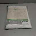 White No Hook Shower Curtain with Snap-in Fabric Liner Set,Slub Textured Fabric Shower Curtains for Bathroom,Hotel Style Modern Shower Curtain,Water Repellent & Washable,71x74(72)