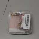 Rayslesan Sparkly Key Fob Cover with Cherry Keychain, Bling TPU Smart Key Case for Women, Compatible with Mazda 3 6,CX-30 CX-5 CX-50 CX-60 CX-70 CX-90, MX-5 Miata (Gold Pink)