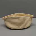 Cute Woven Gift Basket  Beige Empty Gift Basket for Nursery, Baby Shower Gifts, Birthday, Wedding, Burr Baskets for Valentines Day,, Decorative Storage Bin for Toys, Diapers, Books (1 Pack)