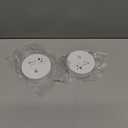 Geevon 2 Pack Water Leak Detectors, 100dB Water Sensor Alarms Flood Detector for Basements, Bathrooms, Laundry Rooms, Kitchens, Garages, and Attics, Water Alarms Battery-Operated (Battery Included)