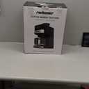 Ranbomer Coffee Maker with Grinder Built In, 10-Cup Grind and Brew Coffee Machine, Programmable with Brew Strength, Permanent Filter, Glass Carafe, 50oz Water Reservoir, Ideal for Home/Office, Black