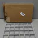 Bocar Grey Velvet 30 Compartment Jewelry Display Showcase Organizer Holder for Necklace Bracelet Ring Earring (GP-30G)