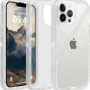 for iPhone 12 Pro Max & 13Pro Max Case Clear, Anti-Drop, Transparent, Shockproof, Military Grade Drop Protection, Heavy Duty Protective Phone Case for 13 Pro Max 6.7", Clear
