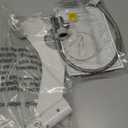 Ultra-Slim Bidet Attachment, Non-Electric Bidet Attachment, Adjustable Fresh Cold Water Pressure, Stainless Steel Inlet (Off-White)