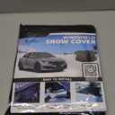 EcoNour Windshield Cover for Ice and Snow - Universal Fit for Car, SUV, Truck, Heavy Duty 600D Oxford Fabric Frost Protector for Ice & Sleet, Includes Anti-Theft Straps, Medium (69"x42")