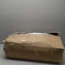 Furhaven Orthopedic Dog Bed for Large/Medium Dogs w/ Removable Bolsters & Washable Cover, For Dogs Up to 55 lbs - Two-Tone Plush Faux Fur & Suede L Shaped Chaise - Espresso, Large