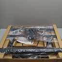 Height Adjustable Rolling TV Stand for 37-86 Inch TV up to 110 Pounds, Portrait to Landscape, Heavy Duty Mobile TV Cart with Shelf Max VESA 600x400mm (Black)