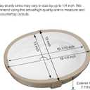 Undermount Bathroom Sink Oval, Hugsleek Interior Bowl Size 16 x 13 inch White Porcelain Ceramic Vessel Sink Under Counter Oval Exterior size 18x15in Bath Sink Bowl Basin Lavatory Vanity Fireclay