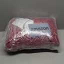 Amearea Shag Fluffy Area Rug for Bedroom Girls Living Room, Extra Soft and Fuzzy Shaggy Rugs, Non Slip, Solid Color Carpet Mat for Boys Nursery Home, Wine Red 5x8 Feet