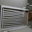 51.18" Extra Tall Cat Gate for Door Way Auto Close, 30"-40" Adjustable Width Pet Gate with 2.75" and 5.5" Extension Kits, No Drilling Pressure Mount Kit, White