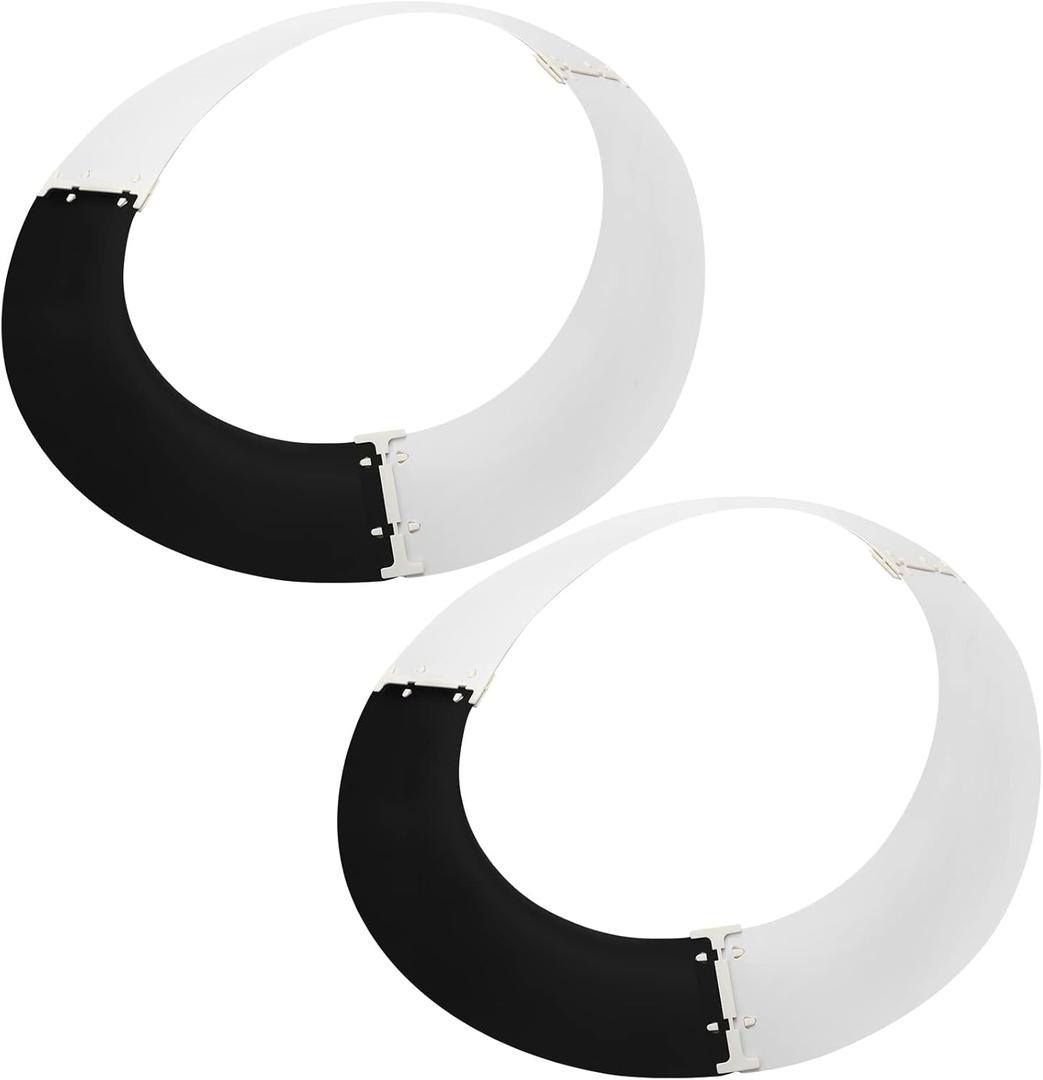 Hard Hat Visor Polyurethane Sun Shield Reusable and Replaceable Hat Extender for Sun Heat Helmet Safety Protector (2 Pcs)