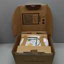 Anyday 4-Piece Large Glass Food Storage with Glass Lids | Plastic-Free Meal Prep & Microwave Cookware | Stackable Airtight Storage Container with Vented Lid for Microwave-Safe Reheating (Clear - Kale)