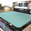 Stove Top Cover for Electric Stove - Silicone Stove Mat for Glass Top, Glass Cooktop Protector, XL Dish Drying Mats For Kitchen,Oven Covers for Electric Stove (Aqua,28 x 20)