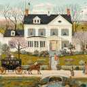 1000 Piece Puzzle for Adults  Jane Austens Spring Manor Challenging Aesthetic Jigsaw Puzzle for Relaxing Mindfulness Stress Relief Home Decor and Gift (092)