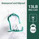 2 x Picture Hangers Without Nails, Adhesive Wall Hooks for Bathroom,Bedroom and OfficePicture Hanging Hooks 13 lbs Load Max 20 Packs