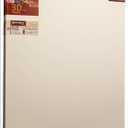 Masterpiece Z1DU-2028 3D Pro 2.5" Deep Vintage L22U Belgian Linen 12.0 oz Acrylic Primed Linen Stretched Canvas 20" x 28" White