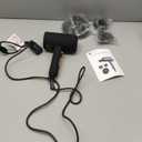 slopehill Professional Ionic Hair Dryer, Powerful 1800W Fast Drying Low Noise Blow Dryer with 2 Concentrator Nozzle 1 Diffuser Attachments for Home Salon Travel (Black)