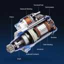 Autoround 10914 New Starter Compatible with Honda Accord 2013-2017 2.4L, Civic 2016-2019 2.0L, CR-V 2015-2016 2.4L, OE Replacement # 312005A2A51 31200-5A2-A52