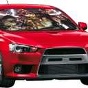 Funny Windshield Sun Shade for Car Sunshade for Car Windshield Covers Blocks UV Rays Automotive Interior Sun Protection 51 x 27.5 in