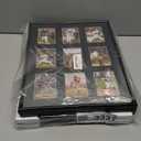 Baseball Card Display Frame for 9 Standard Cards, 4 Pack, UV Protection, Black Pasted Double Mats, Sports Card Collector Wall Display, Holder for Trading Card Basketball Football Hockey Cards