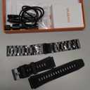 Smart Watch for Men Military Answer/Make Call 2.01 Display 170+ Sports Modes Fitness Smart Watch IP68 Waterproof 30 Days Standby Smartwatch for Android iOS Black (2 Straps)