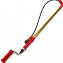 59802 K-6DH 6FT Toilet Auger Snake for Use Manually or with Drill, Telescopic for Greater Reach, Heavy-Duty Toilet Auger Clog Remover Tool with Drop Head, Flexible Closet Auger with Vinyl Guard