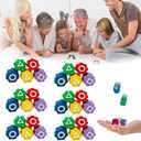 Korean Squid Traditional Game Catch Toy, Squid Gong Chess Set Korean Set, Family Travel Game, Gift for Kids (6 Sets + Greeting Cards)
