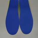 Professional Sport Insoles with Medium Arch Support and Shock Absorption for Plantar Fasciitis and Flat Feet Pain Relief in Men and Women, Orthotics Shoe Insert, Breathable & Anti-Slip, Blue, M