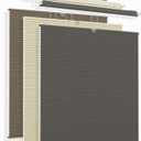 No Drill Top Down Bottom Up Cellular Shades Cordless, No Tool Pull Down Light Filtering Honeycomb Shades, Room Darkening TDBU Cellular Blinds with Thermal Insulated Noise Reduction for Indoor Window