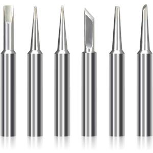 6PCS Soldering Tips for Weller ST Series Tip Replace Weller ST7 WLC100,SP40L / SP40N and WP25, WP30, WP35 Irons Tips