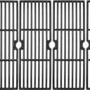 Hongso Porcelain Cast Iron Grill Grates for CharBroil Performance 5 Burners 463243519 463275517 463275717 463243518, 6 Burners 463274419 463274619 463274819 463274919 Models, G470-0002-W1, 4 Packs