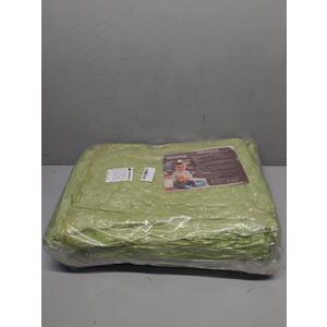 Blivonta Green Rug for Bedroom, 9x12 Fluffy Area Rugs for Kids Playroom, Furry Carpet for Nursery Room, Shaggy Rug for Teen Living Room, Thick Fuzzy Plush Rug for Dorm, Cute Room Decor for Baby