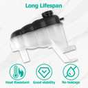 22870828 Engine Coolant Reservoir Tank with Cap Compatible with Silverado 1500 Sierra 1500 Suburban Tahoe Yukon Escalade 2007-2013 Coolant Overflow Tank Replace 603-054