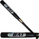 28in Steel Baseball Bat, 2lbs Heavy Duty 2in Barrel Weighted Steel Baseball Bat Metal Bats, Black 1 Pc
