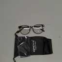 Gaoye Blue Light Blocking Glasses, Retro Round Eyewear Frame Anti Eyestrain Computer Glasses for Women Men (Tea Leopard/Transparent Lens)