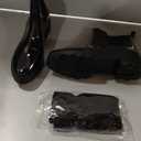 Women's Short Rain Boots Waterproof Slip On Ankle Chelsea Booties (7.5)