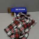 MIULEE Christmas Set of 2 Scottish Tartan Plaid Throw Pillow Covers Farmhouse Classic Decorative Outdoor Square Cushion Cases for Home Decor Sofa Couch 16x16 Inch, Red and White