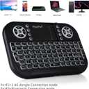 iPazzPort(Upgrade Mini Bluetooth Keyboard with Touchpad Mouse,Portable 2.4G Wireless Keyboard with Backlit for Fire TV Stick/PC/Smart TV/Windows/Laptop/Phone/Mac/Android TV Box and More