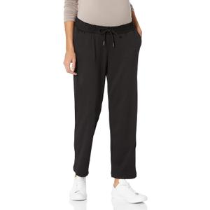 Motherhood Maternity Women's Under Belly Drawstring Knit Maternity Pants (Black), XS