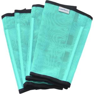 CareMaster Fine Mesh Fly Boots Loose Fitting & Non-Slip Horse Fly Leggings No More Horsefly Nuisance Greatly Reduce Stomping Breathable with Natural Air Flow (Set of 4) Mint Pony