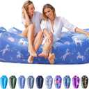 AlphaBeing Inflatable Lounger Beach Chair Accessories, Air Sofa Hammock Inflatable Couch for Camping Backyard Lakeside with Compression Sacks, Ideal Outdoor Gifts for Adults