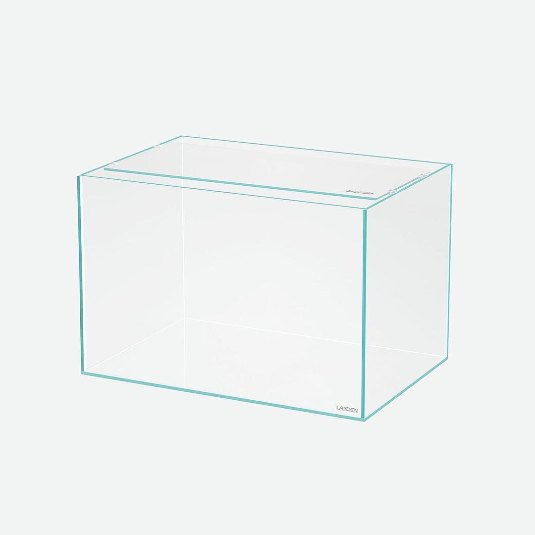 LANDEN 4mm Thick Clear Glass Aquarium Lid, Includes 4 Clips for Secure Placement, 432 X 230mm(17.01x9.06 inches) for 440-444 mm Inner Length Aquariums, Adapted to LANDEN SD453030