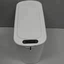 Cesun Automatic Motion Sensor Bathroom Trash Can with Lid, 2.6 Gallon Touchless Trash Bin, Smart Plastic Slim Garbage Can Small White Wastebasket for Toilet, Office, rv, Bedroom, Living Room