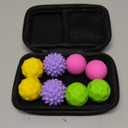 Silicone Magnetic Balls Fidget Toys for Adults & Teens, 8PCS Stress Relief Sensory Toys for Autism ADHD Anxiety, Fun Textures Gadgets,Office Desk Toy,Stocking Stuffers for Women Men Teen Gift (Color 1)