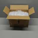 Soup Containers with Lids Glass 32 oz, 4 Cup Borosilicate Glass Food Storage Containers, Microwave & Freezer Safe Jars, Small Square Meal Prep Bowl for Salad, Fruit, Lunch, Ice Cream, Travel, 4 Pack