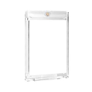 20pcs 35PT Magnetic Clip Acrylic Protectors + Mobile Display Stand, Sports Game Storage Holder for Baseball Football Collections