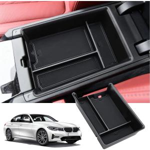 Storage Box Compatible with BMW 3 Series G20 G21 2022-2019 2023 Accessories for BMW 4 Series G22 G23 2021-2023 Center Console Coin Organizer Sunglasses Tray